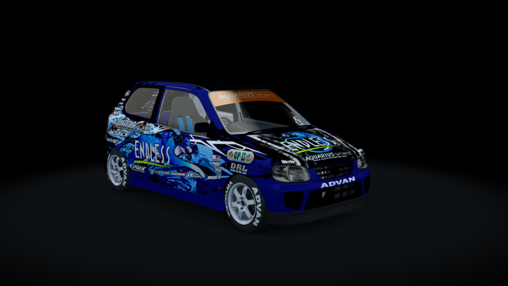 660 Suzuki Alto ha23v TE37, skin rs_endless_aquarius_alto660skin_not_car_no