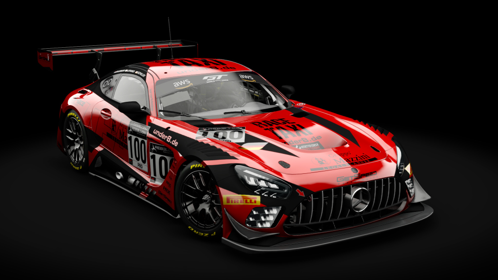 AMG GT3 EVO, skin Getspeed_#100