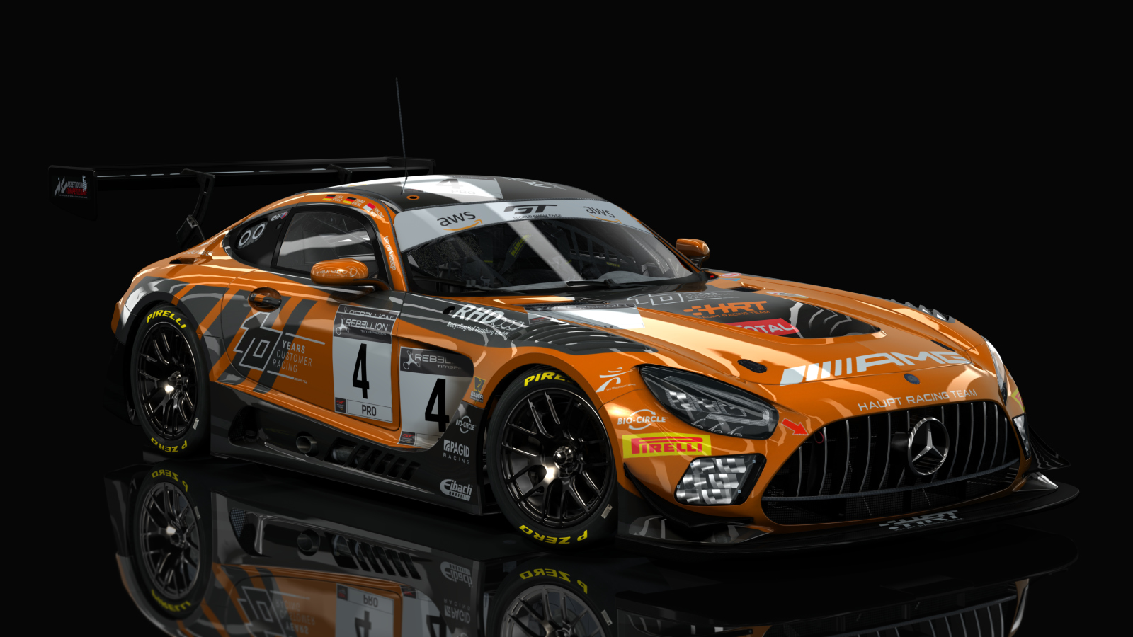 AMG GT3 EVO, skin HRT_#4