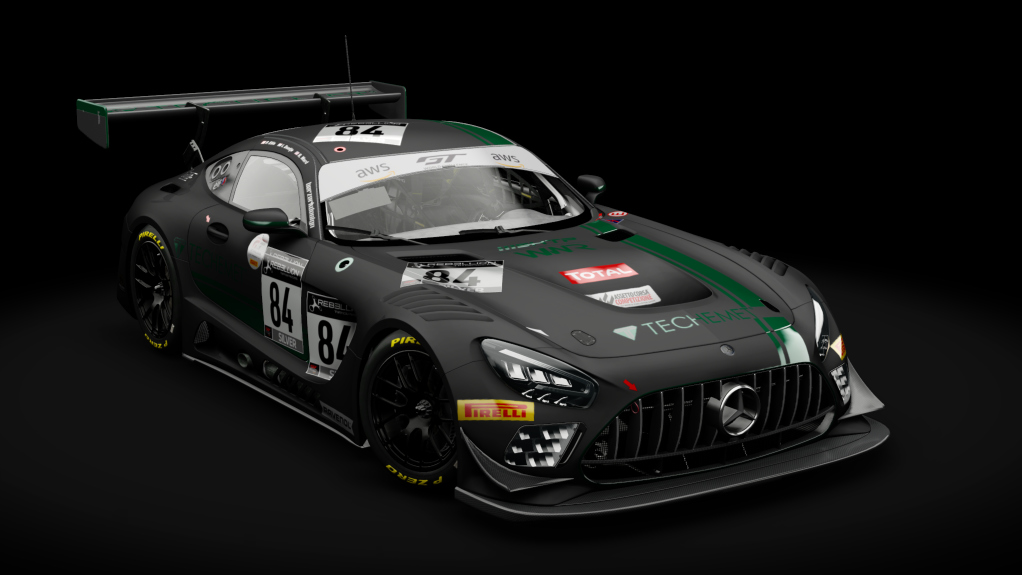 AMG GT3 EVO, skin HTP_Motorsport_#84