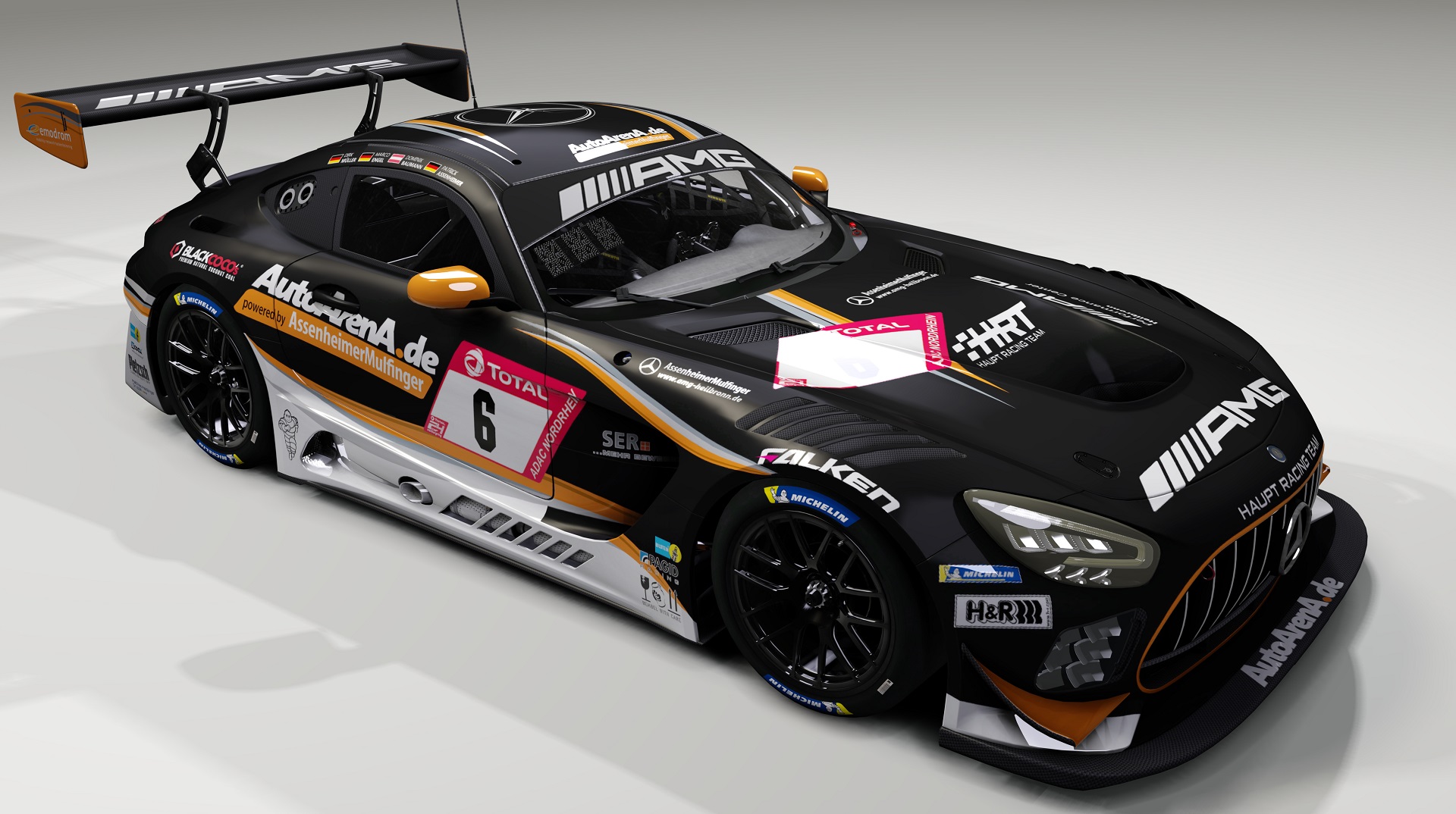 AMG GT3 EVO, skin Haupt_Racing_#6_NBR24h_2020
