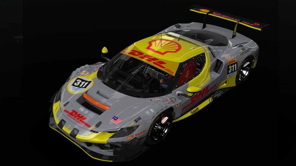 EW GT3 - FERRARI 296, skin Haiqal #311