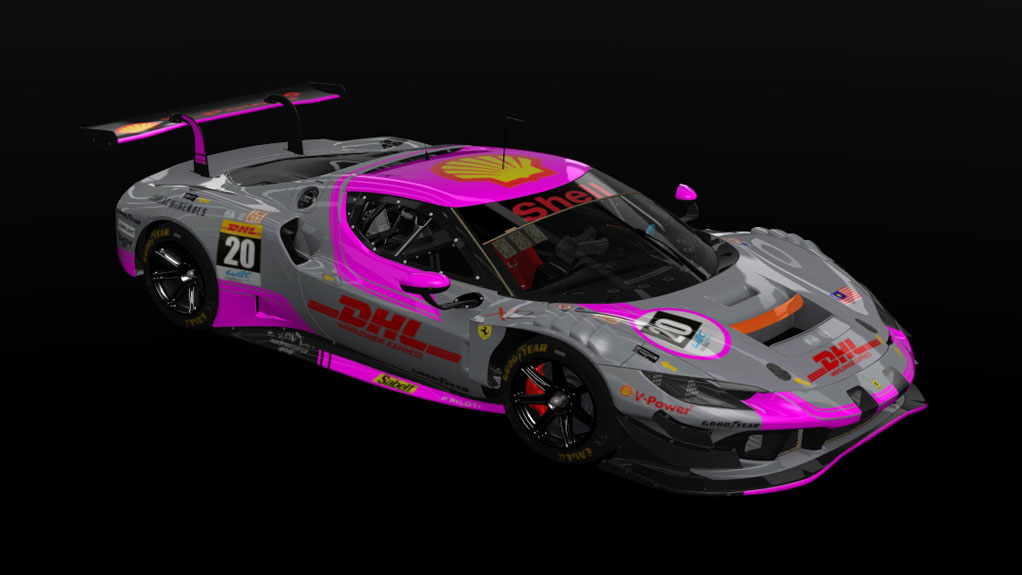 EW GT3 - FERRARI 296, skin OG #20-1