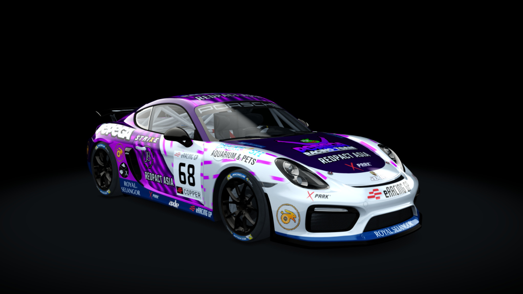 Porsche Cayman GT4 Clubsport, skin 68