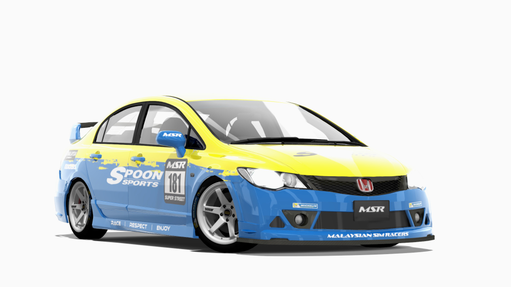 Honda Civic FD Mugen, skin Spoon