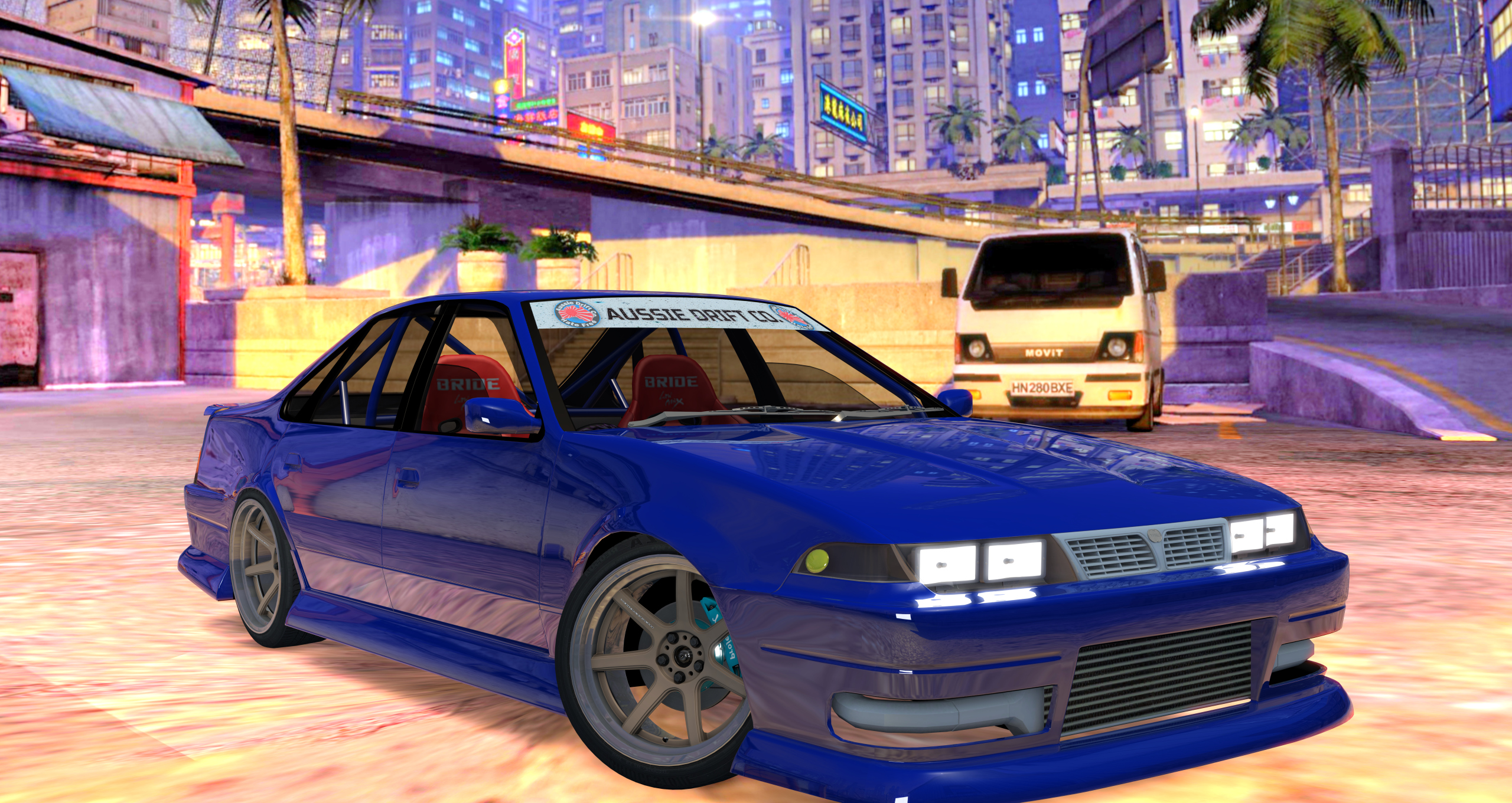 ADC Nissan Cefiro A31 Comp, skin Dark Blue
