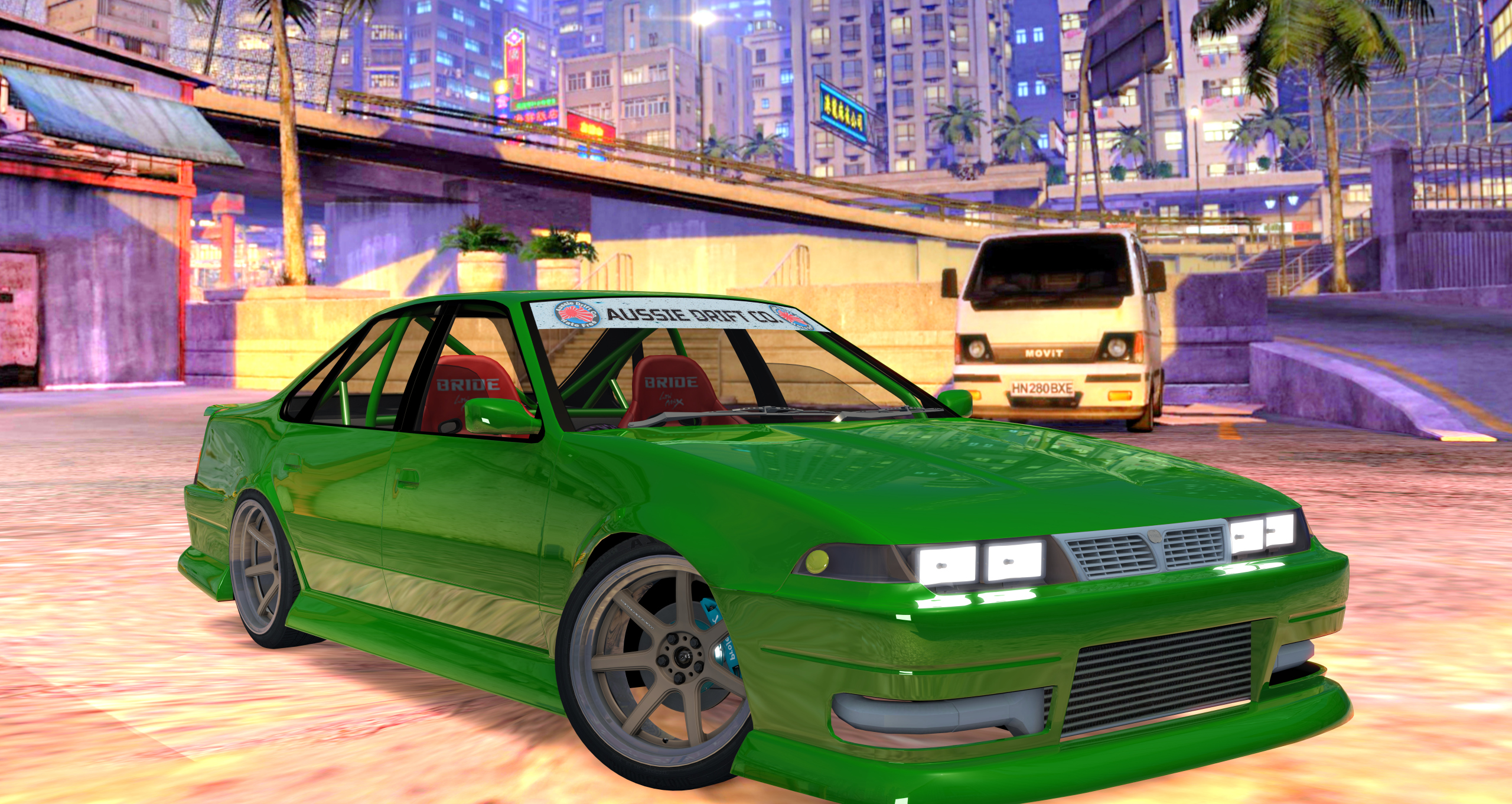 ADC Nissan Cefiro A31 Comp, skin Green