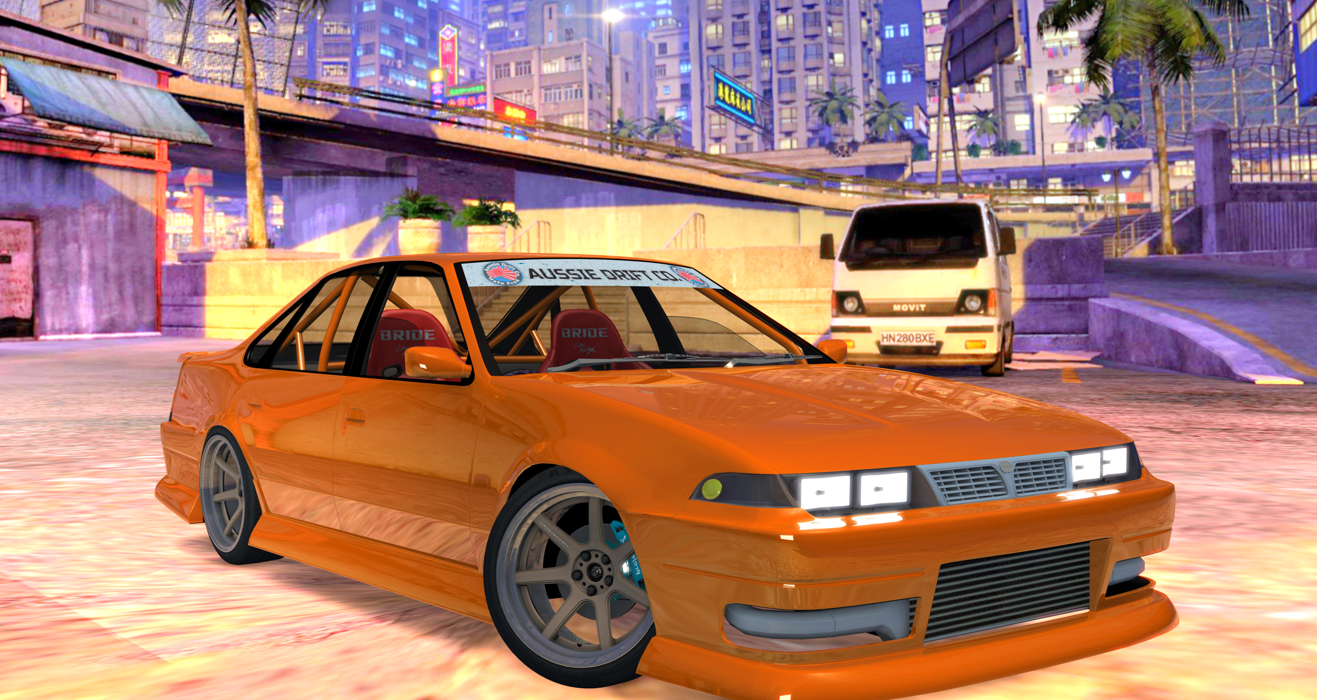 ADC Nissan Cefiro A31 Comp, skin Orange