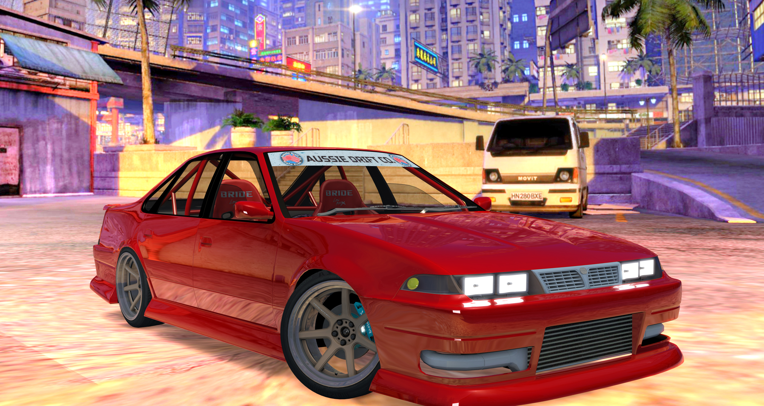 ADC Nissan Cefiro A31 Comp, skin Red