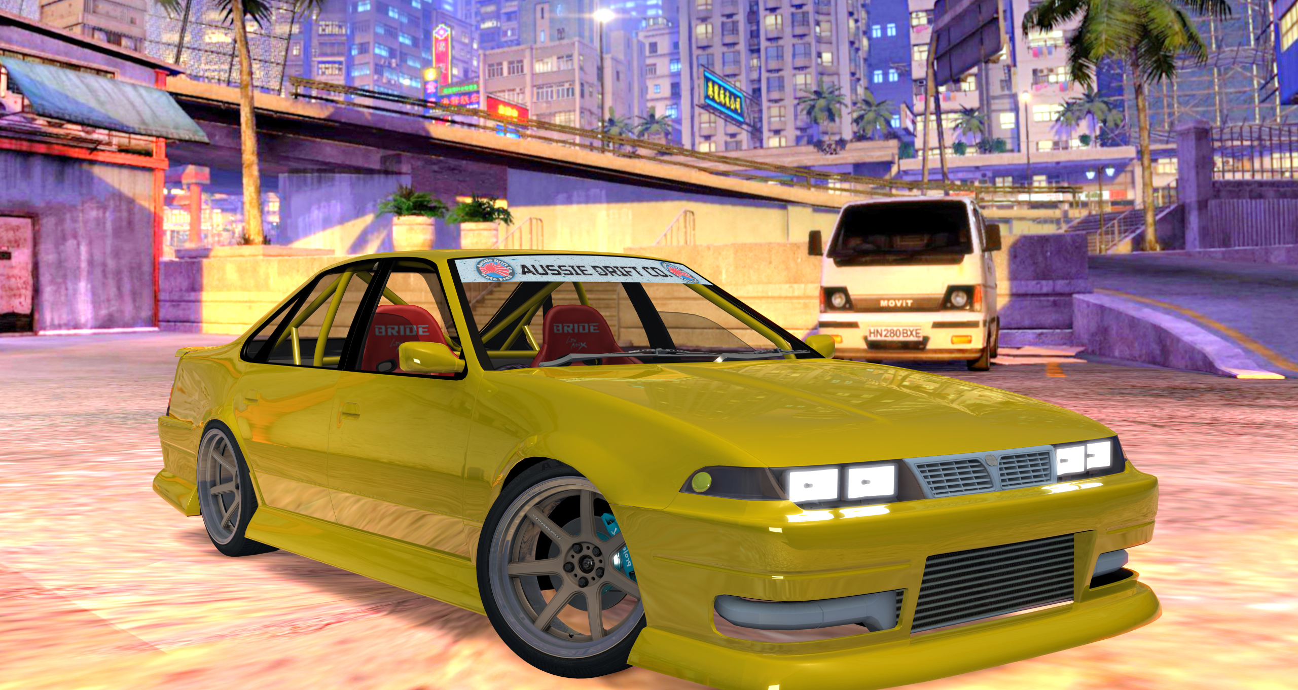ADC Nissan Cefiro A31 Comp, skin Yellow