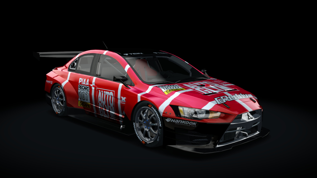 Mitsubishi Lancer EVO X Time Attack, skin 01