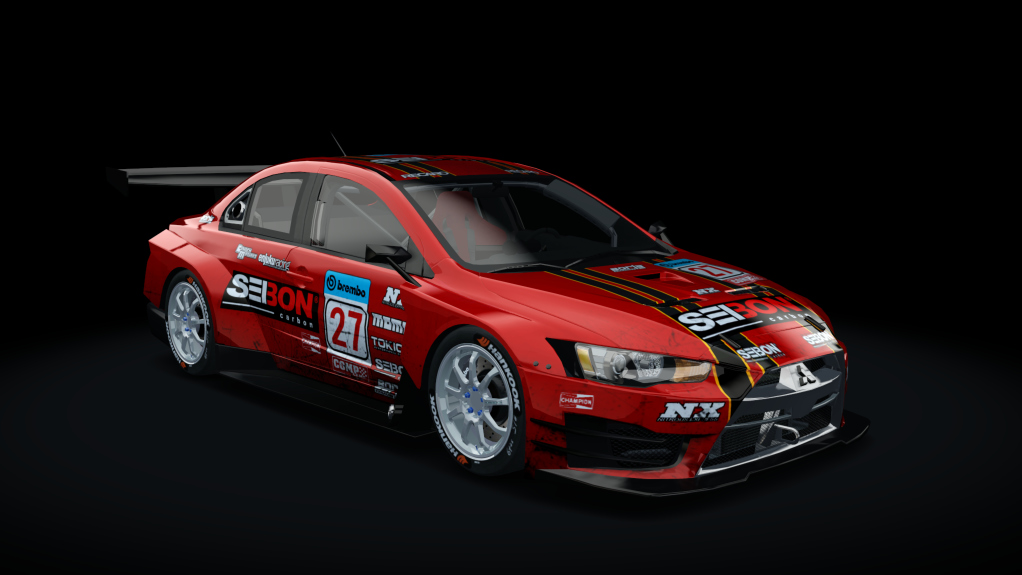 Mitsubishi Lancer EVO X Time Attack, skin 02