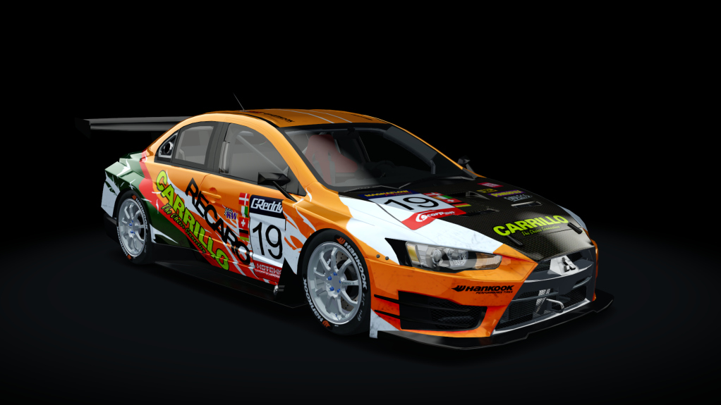 Mitsubishi Lancer EVO X Time Attack, skin 03