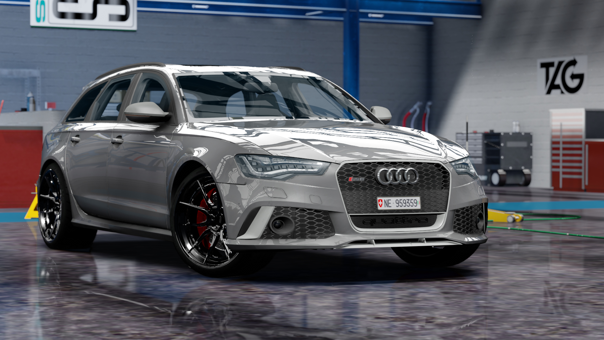 TGN Audi RS6 Avant Performance, skin NardoGrau