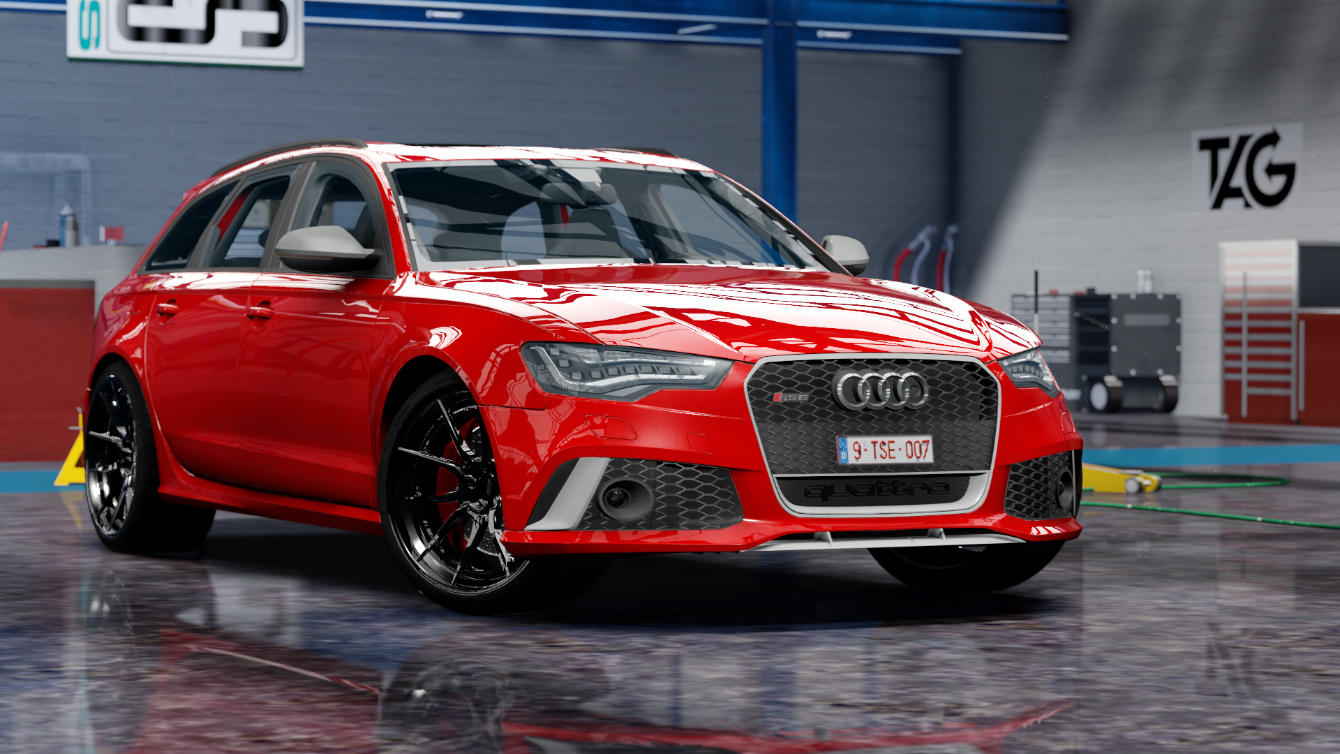TGN Audi RS6 Avant Performance, skin TangorotMetallic