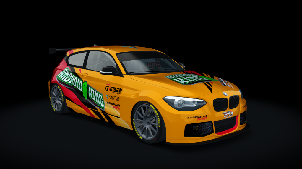 BMW 125i M Sport, skin AK Orange