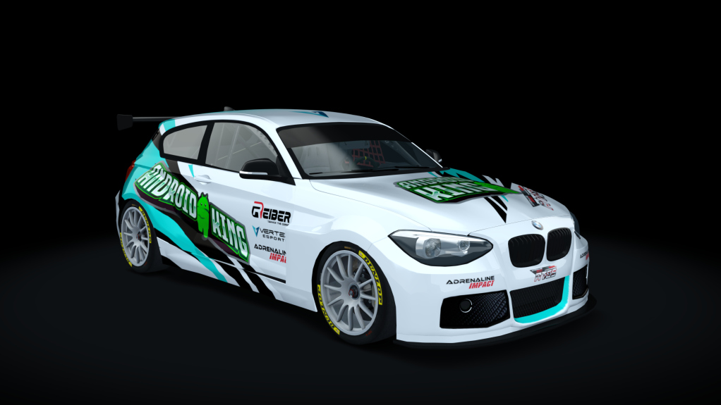BMW 125i M Sport, skin AK White