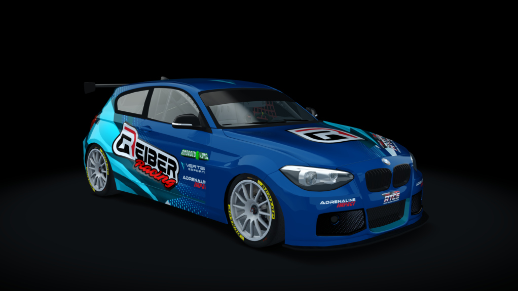 BMW 125i M Sport, skin RB Blue