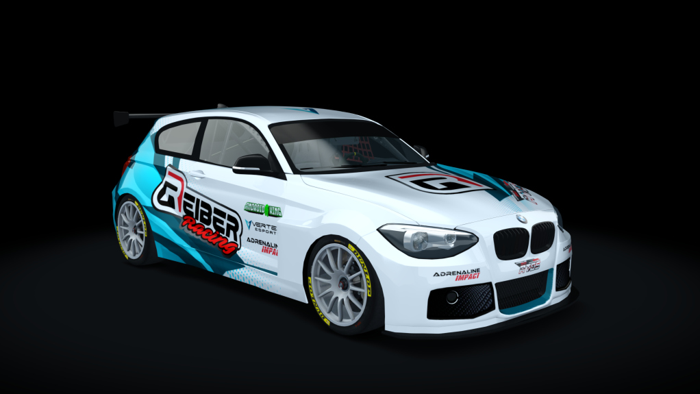 BMW 125i M Sport, skin RB White