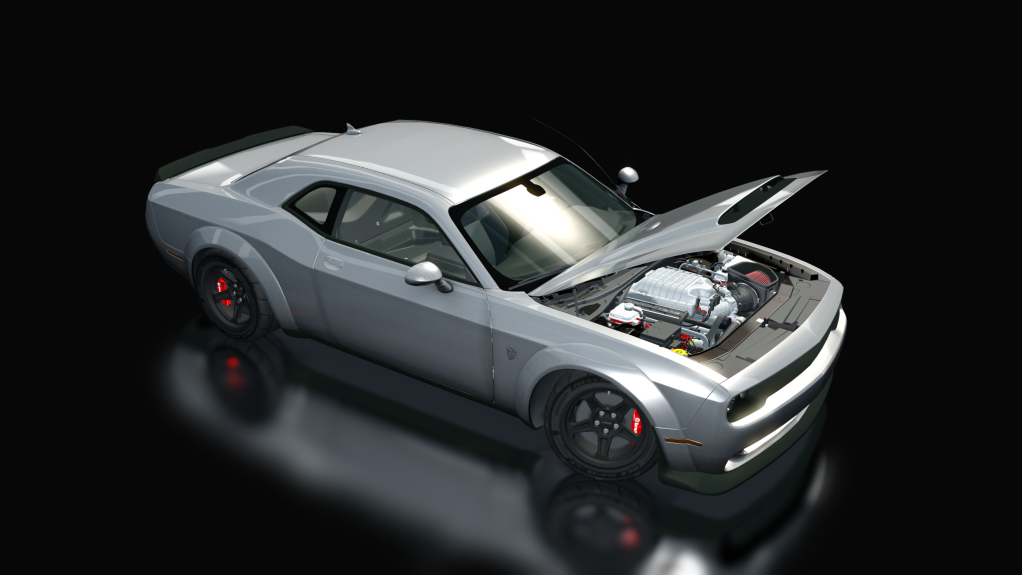Dodge Challenger Demon NASHER, skin grey