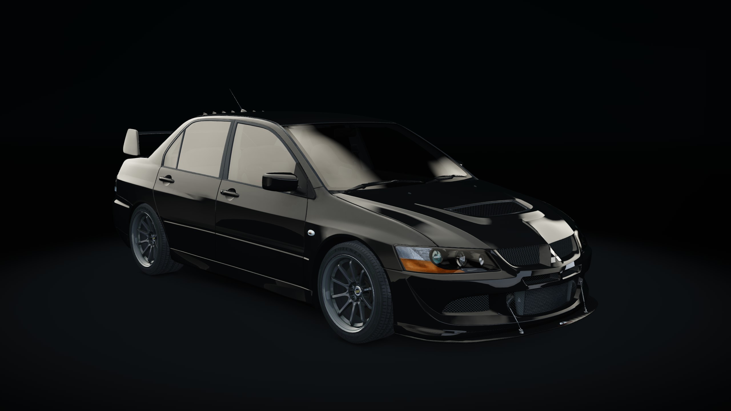 Drag Factory Mitsubishi Lancer Evolution VIII, skin 01_pyrenees_black_pearl