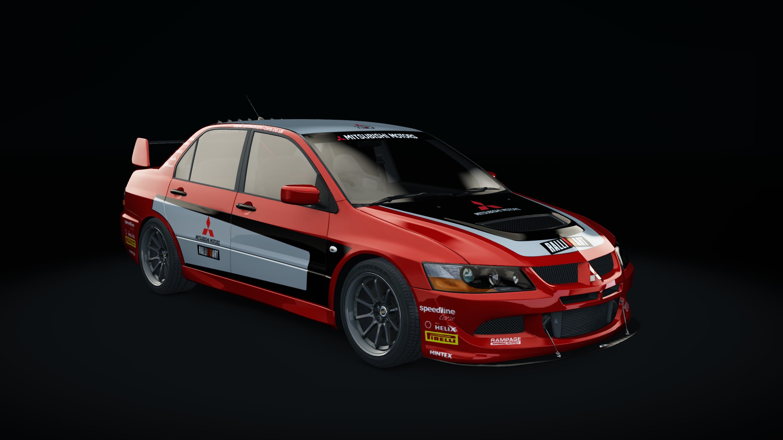Drag Factory Mitsubishi Lancer Evolution VIII, skin 12_ralliart_tm