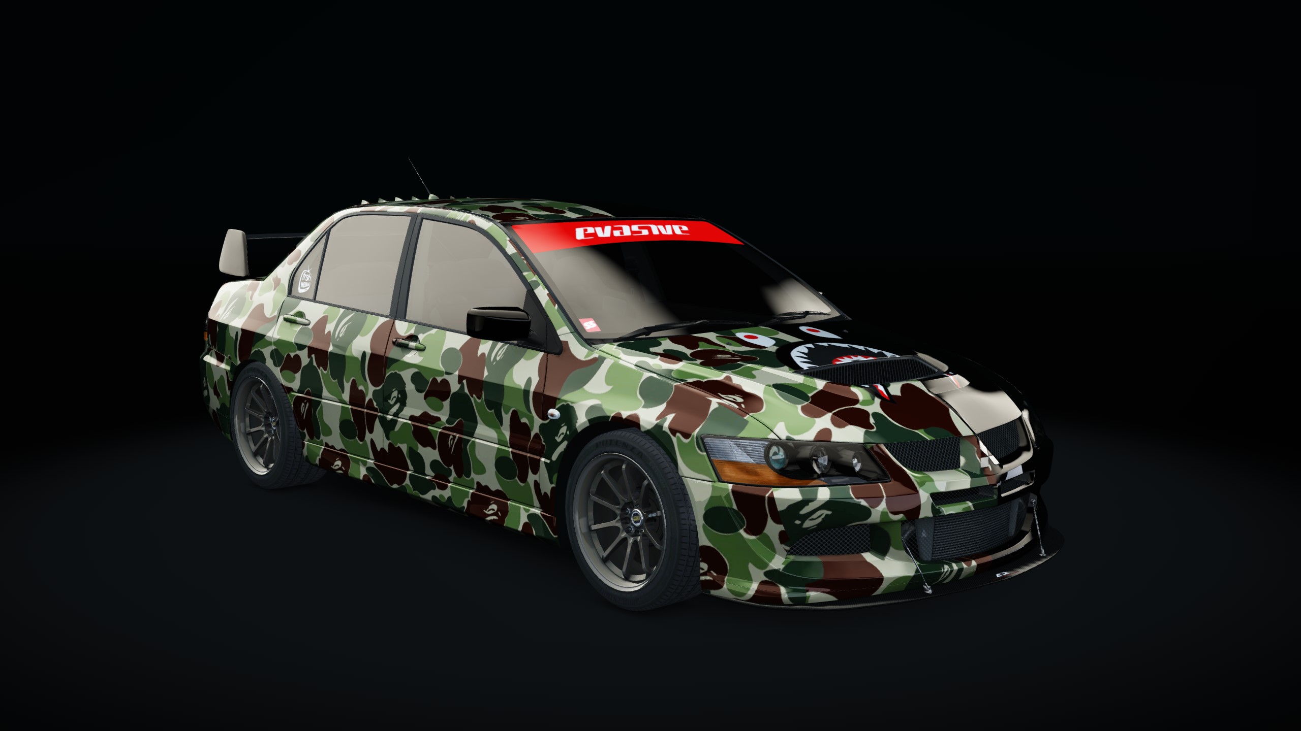 Drag Factory Mitsubishi Lancer Evolution VIII, skin 14_that_black_evo
