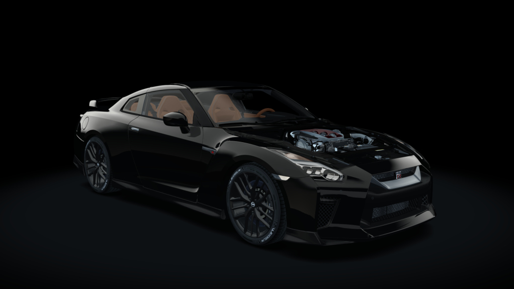 Drag Factory Nissan GT-R 2017, skin Black_Metallic