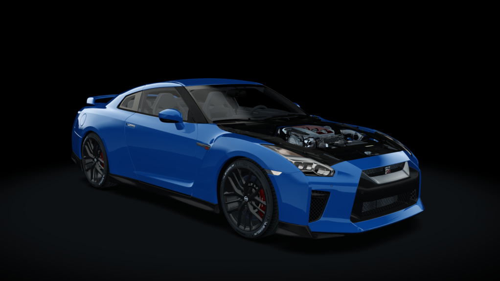 Drag Factory Nissan GT-R 2017, skin Blue_Metallic