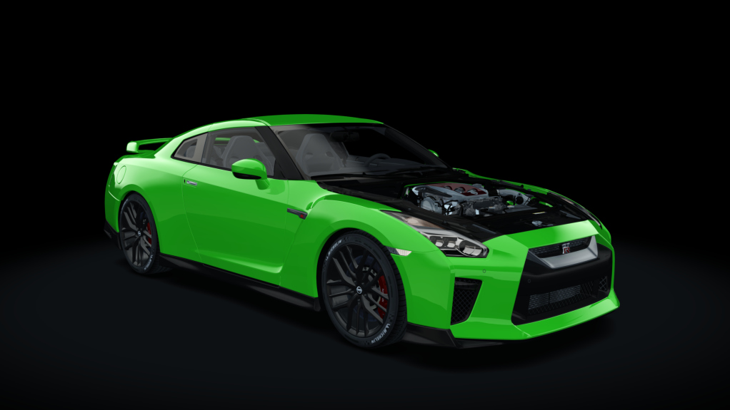 Drag Factory Nissan GT-R 2017, skin Green_Metallic