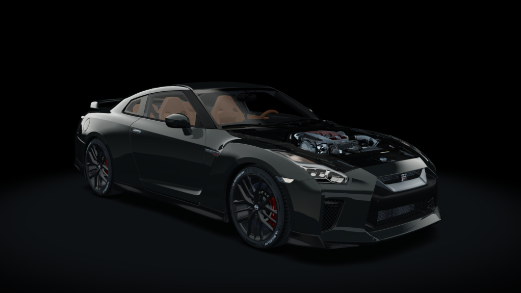 Drag Factory Nissan GT-R 2017, skin Grey_Dark