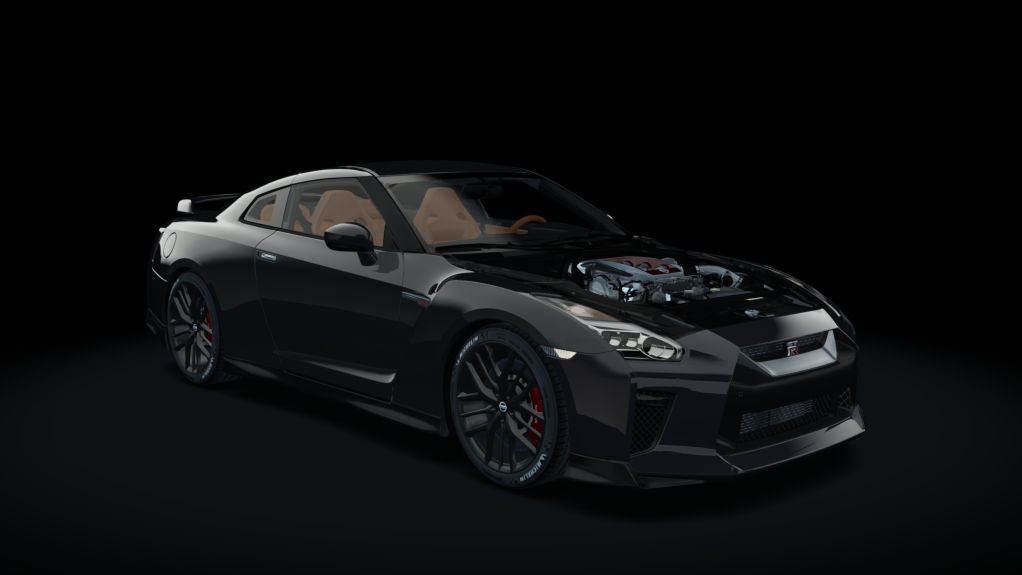 Drag Factory Nissan GT-R 2017, skin GunMetal_Grey_Metallic