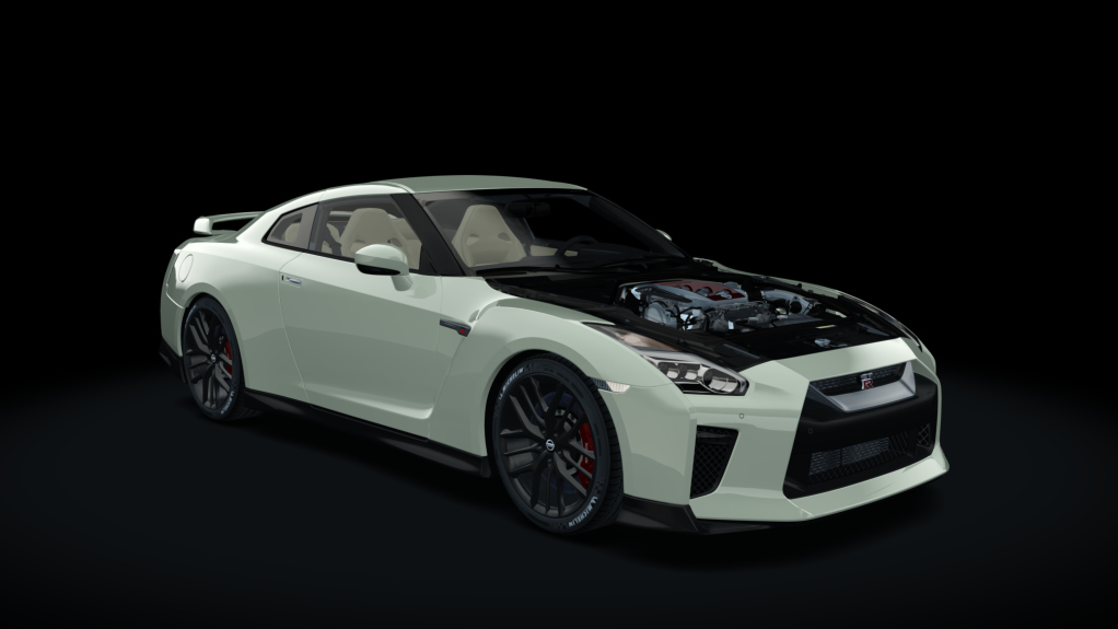 Drag Factory Nissan GT-R 2017, skin Pearl_White_Metallic