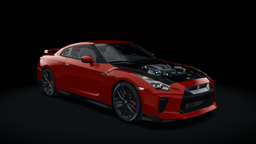 Drag Factory Nissan GT-R 2017, skin Red_Metallic