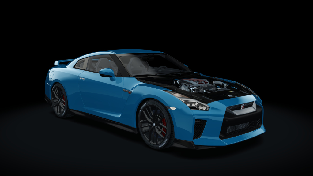 Drag Factory Nissan GT-R 2017, skin Santorini_Blue_Metallic