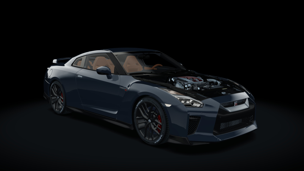 Drag Factory Nissan GT-R 2017, skin Sky_Grey_Metallic