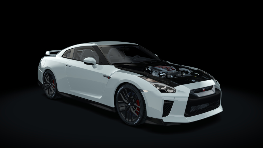 Drag Factory Nissan GT-R 2017, skin White_Metallic