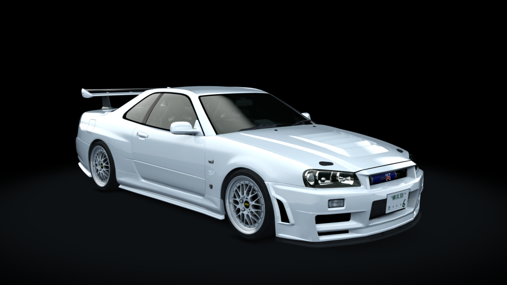 Drag Factory Nissan Skyline GTR R34, skin generated