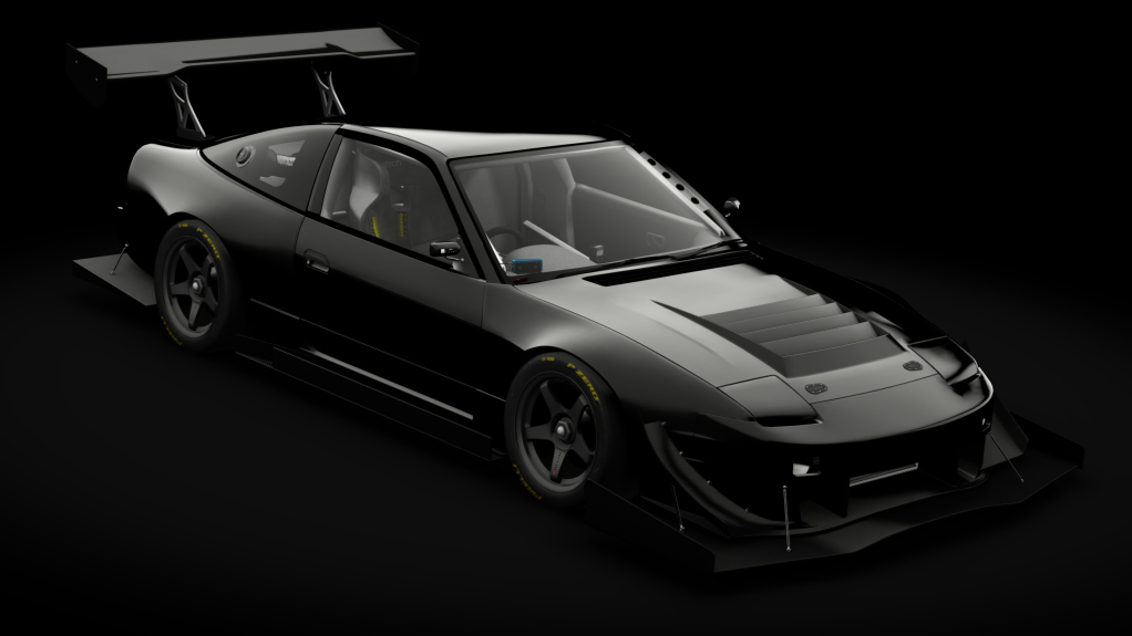 Nissan 180SX Time Attack, skin black