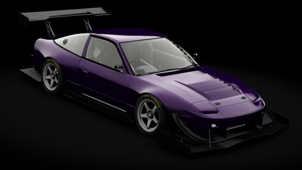 Nissan 180SX Time Attack, skin dark