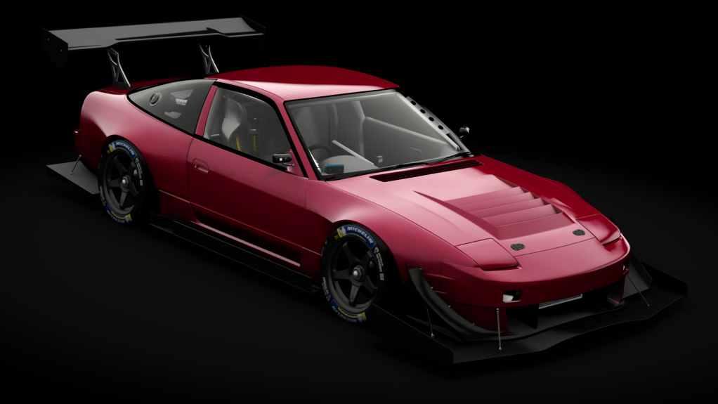 Nissan 180SX Time Attack, skin envy_signal_red