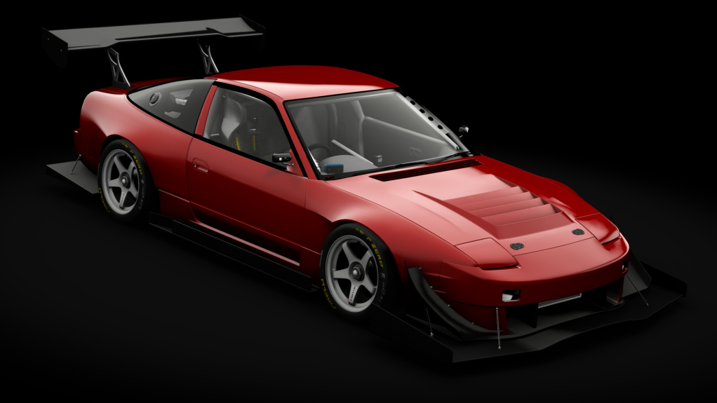 Nissan 180SX Time Attack, skin red