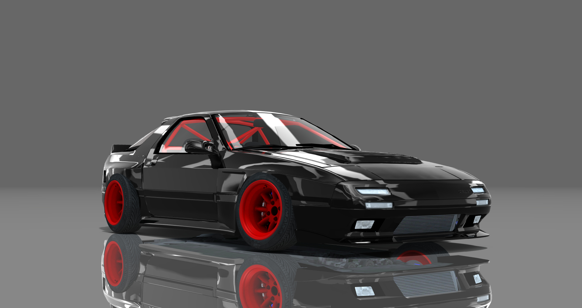 DTP Mazda RX7 FC 13B, skin black