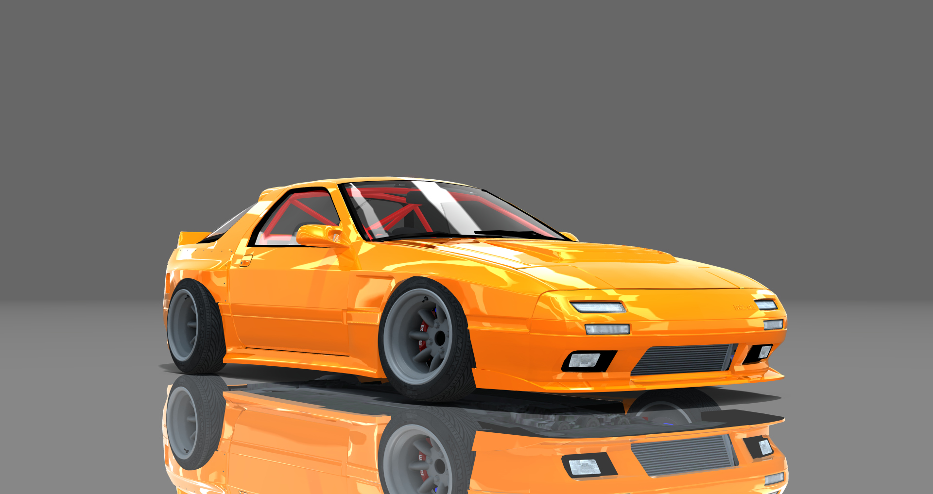 DTP Mazda RX7 FC 13B, skin orange