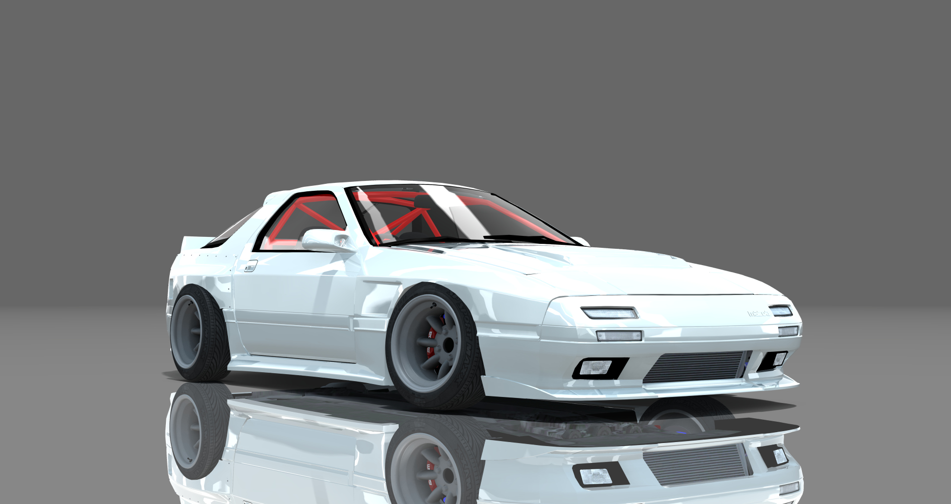 DTP Mazda RX7 FC 13B, skin silver