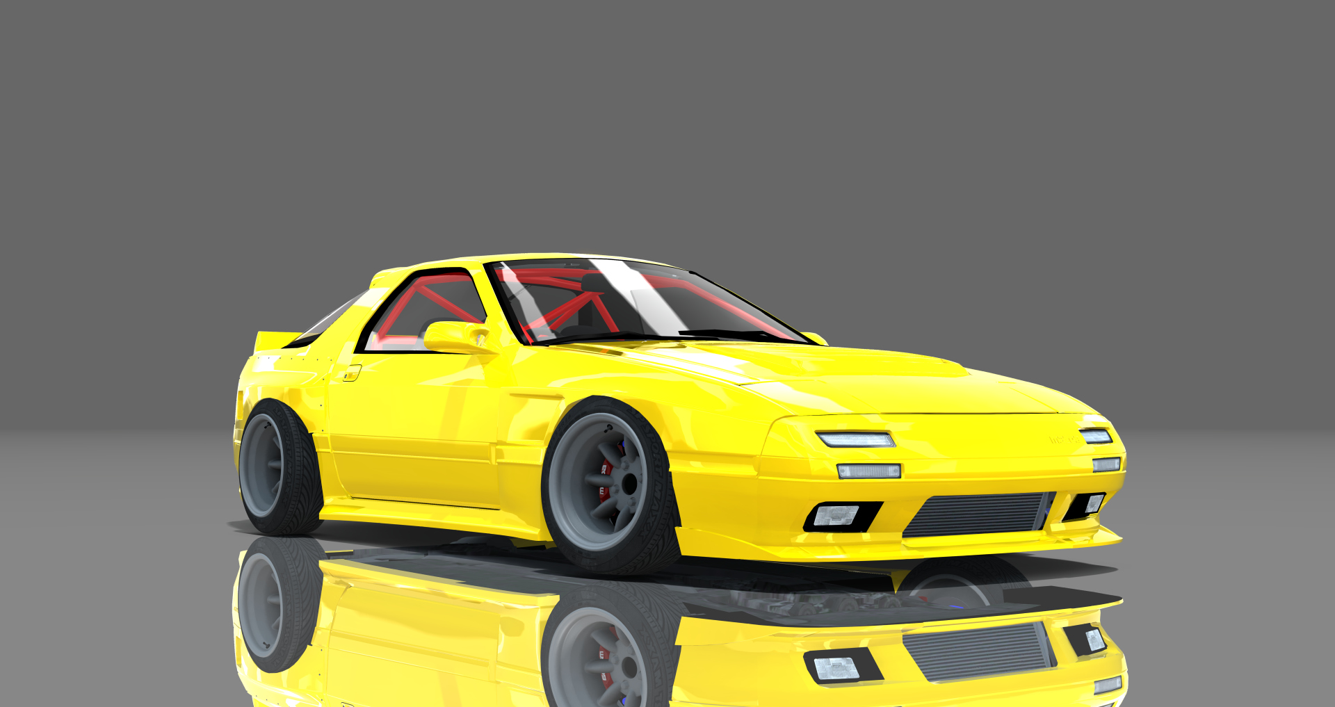 DTP Mazda RX7 FC 13B, skin yellow