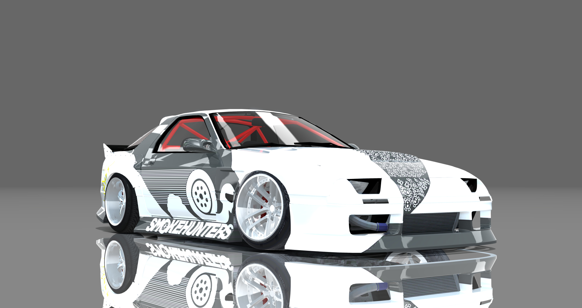 DTP Mazda RX7 FC LS7 Turbo, skin Hoonigan_White