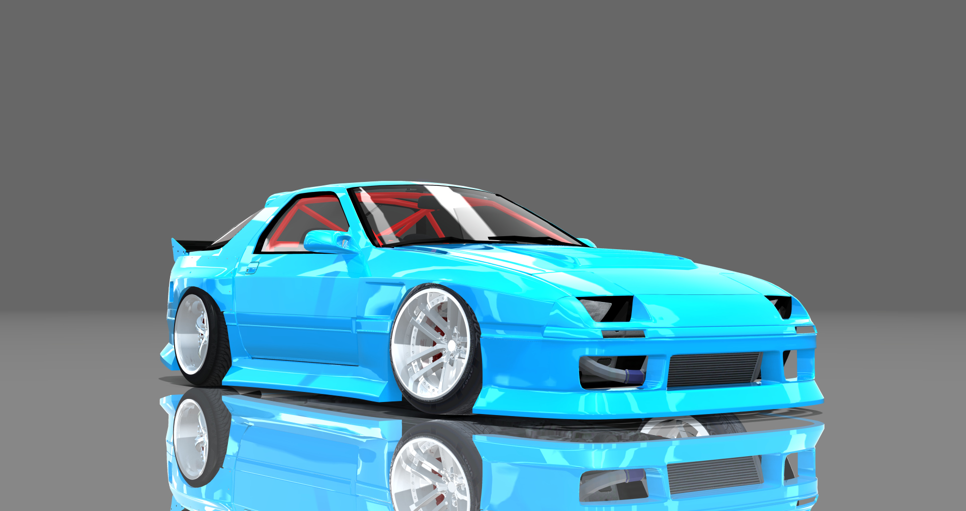 DTP Mazda RX7 FC LS7 Turbo, skin blue