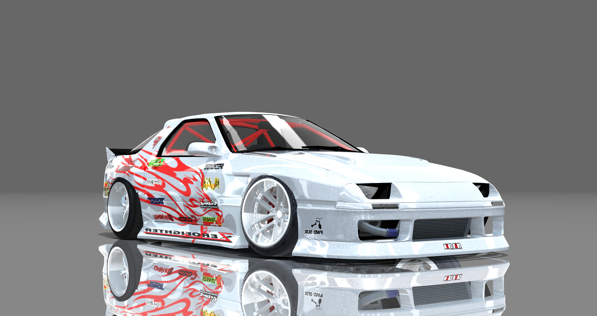 DTP Mazda RX7 FC LS7 Turbo, skin dtp_white