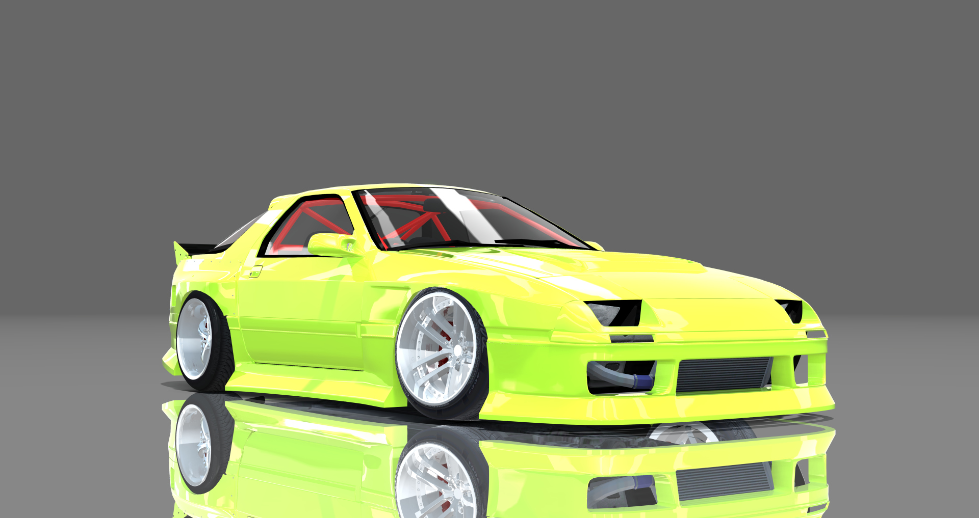 DTP Mazda RX7 FC LS7 Turbo, skin green